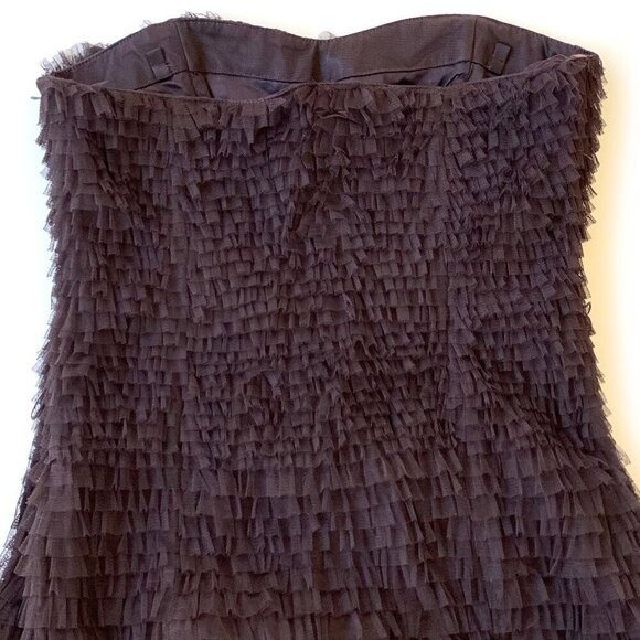 NWT Coast Strapless Tulle Gown Sweetheart Neckline Size 8 - Picture 5 of 15